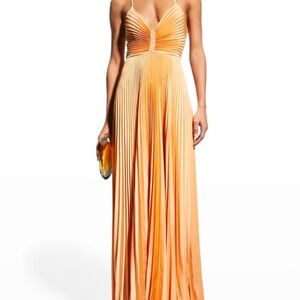 ALC Aries Pleated Gown in Mandarin